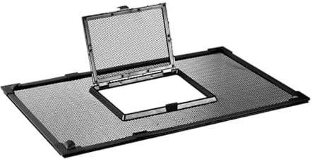 HouseVibe Aquariumdeckel Praktisch mit Futterfenster – Selbstmontage Netzabdeckung aus PP – Springschutz für Fische & Reptilien- 50cmx100cm