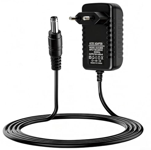 6V 800mA Chargeur pour Voiture Électrique Enfant, Chargeur de Batterie pour Moto, SUV, ATV, VTT, Voiture et Autres Véhicules Électriques, DC 5,5 mm x 2,1mm, 1,2mètre