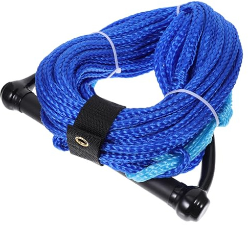 Wasserskiseil mit Griff, , Schwimmend, Schwarz für Wassersport | EVA Nylon PE, 1 Stück mit Aufbewahrungstasche, für Schlepprohre und Wakeskating Zufällige Farbe