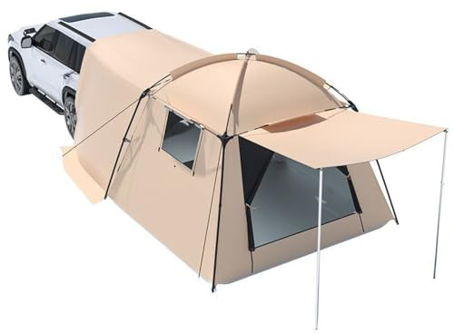 SSYYSS Car Boot Tent SUV Tailgate Awning Rear Campervan Extension for Nissan Juke 2008-2020 2021 2022 2023 2024 2025 P84,Driveaway Canopy with Sun Shade Shelter,Family Outdoor Travel Camping