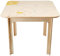 Dida - Quadratischer Holztisch für Kinder, Blumen-Design, Ideal für Kinderzimmer und Schulen, Perfekt für kreative Aktivitäten und Montessori-Bildungsspiele