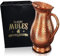 Classic Mules Pure Copper Pitcher - Extra Large 70 oz - Hammered Copper Water Jug for Ayurveda Health - No Inner Liner