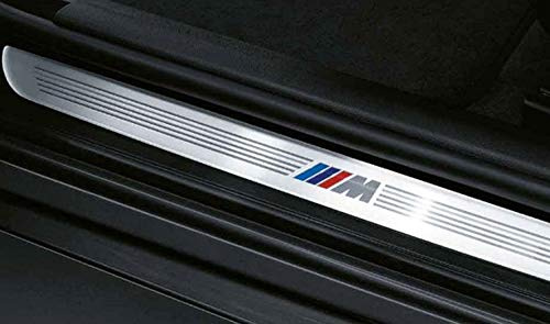 BMW Listello battitacco M serie 1 F21, 2 F22, M2 F87, Nero, Plastica, Alluminio Acciaio inossidabile, Bordo porta
