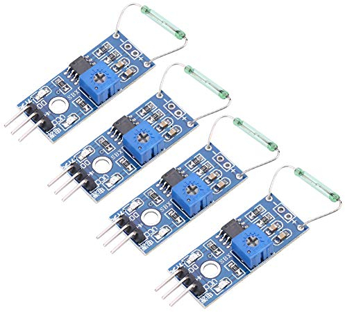 4 pz/set Modulo sensore Reed Modulo interruttore magnetico Kit fai-da-te Normalmente aperto per
