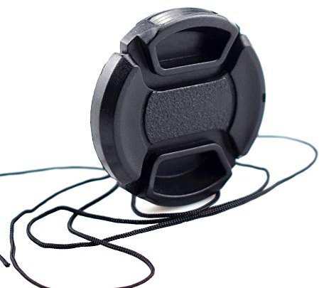 40.5mm Center Pinch Snap-on Front Lens Cap Suitable for Nikon/for sony/for Canon/for Pentax/for Samsung Camera,With Anti-lost Rope