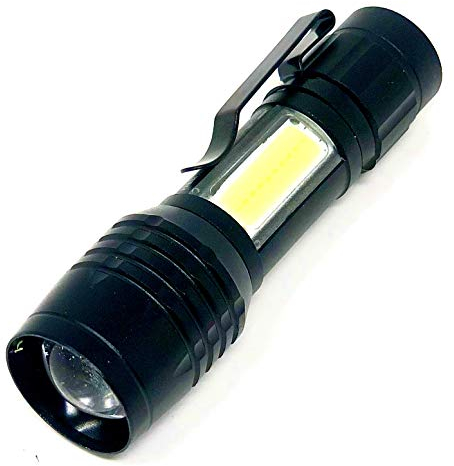 Mini Polizei Taschenlampe I Swat I Wiederaufladbare Handlampe I starke Leuchtkraft I Akku