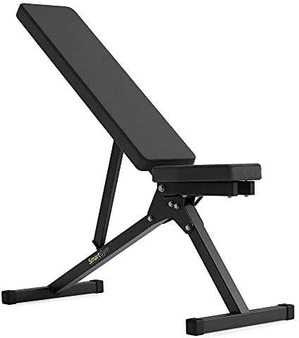 Marbo Sport Verstellbar Multifunktion Trainingsbank Schrägbank Weight Bench Schwarz SmartGym SG-11