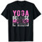 Lustige Pilates & Yogi Designs Damen Yoga Meditieren Yogasitz T-Shirt Schwarz S Yoga-T-Shirt