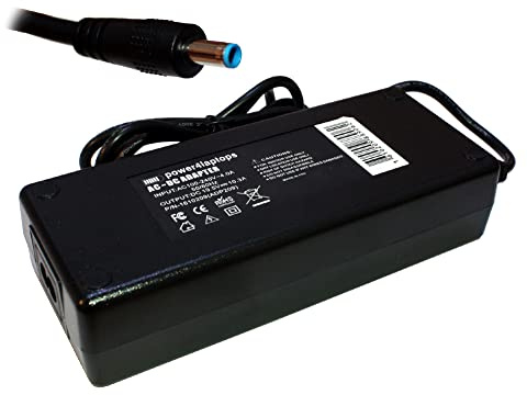 Power4Laptops Adaptador Fuente de alimentación portátil Cargador Compatible con HP Pavilion 15-ec0130ng