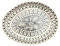 Teller Keramik handbemalt bunt Speiseteller (Teller oval GZM-334 Set/2)