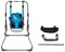 2in1 Skyline Kinderschaukel Babyschaukel Babywippe Zimmerschaukel Gartenschaukel Indoor Outdoor Baby Schaukel und Hochstuhl in einem Sicherheitsgurt mit Bügel kompakt zusammenklappbar Drinnen Draußen