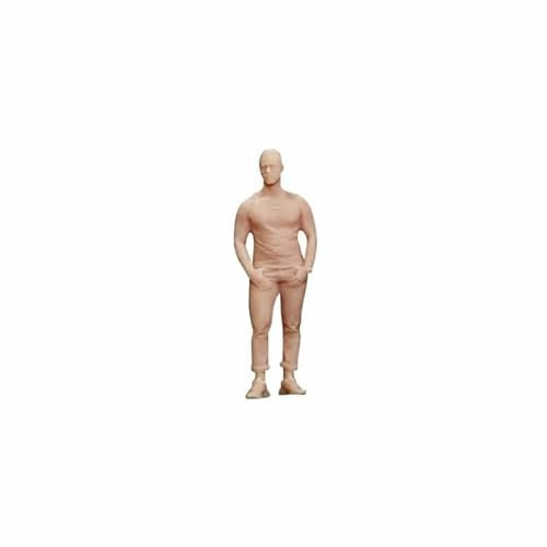 ZEDACA 1:43 Figure Stand Homme Rue Hip Hop Style Miniature Modèle Sable Table Méchant Scène Besoin D'être Coloré par Vous-même-Style2