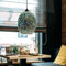 LED Kronleuchter Hängelampe Glas Feuerwerk Lampenschirm Bunt Höhenverstellbar E27 Hängeleuchte für Küche Restaurant Schlafzimmer Bar moderne Pendelleuchte Lampe moderne Kronleuchter 3D bunten Glas