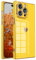 Tzomsze Square Case for iPhone 13 Pro Max, Cute Cases Full Camera Lens Protection, Reinforced Corners TPU Cushion Shockproof Edge Bumper Cover iPhone 13 Pro Max Phone Case [6.7 inches] -Yellow