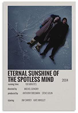 Rudd Eternal Sunshine of The Spotless Mind Wandbild Poster, Retro ästhetische Raumdekoration Malerei Leinwand Poster für Zuhause und Büro Dekorationen 40 x 60 cm