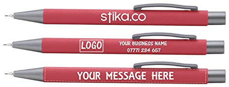 Porte-mine Ergo Soft personnalisé : l'instrument d'écriture ultime pour le confort et la précision (échantillon, rouge)