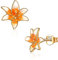 Lilie Ohrringe 925 Sterling Silber Lilie Ohrringe Hypoallergene Niedliche Lilie Ohrringe für Frauen Zierliche Muttertag Blume Ohrringe Schmuck
