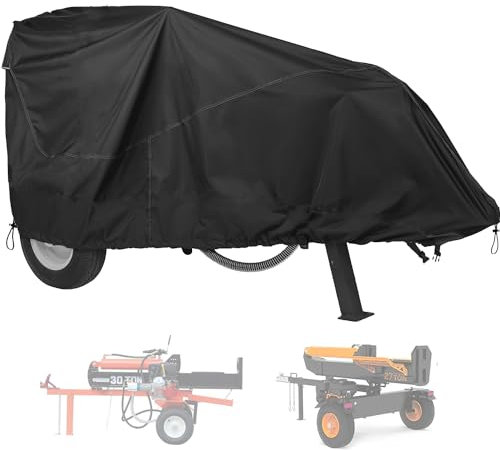 YHINGG Log Splitter Cover Waterproof 600D Oxford Cloth 83 x 45 x 39 Suitable for 15-45 ton Log Splitters Weather-Resistant Storage Cover (40-45 Ton)