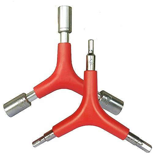 Fongmore Lot de 2 clés hexagonales en forme de Y à 3 voies pour vélo - Clé hexagonale intérieure de type Y - Pour réparation de vélo