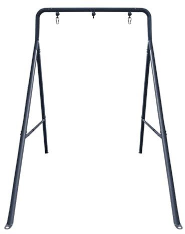 gobaplay TitanFlex Single Swing Set Modular Metal Frame Only, 6.7 x 8.4 Ft