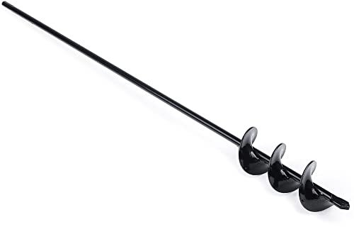600x50mm Giardino Trivella Terra Piantatrice Punta Trapano Post Hole Digger Auger Drill Accessori