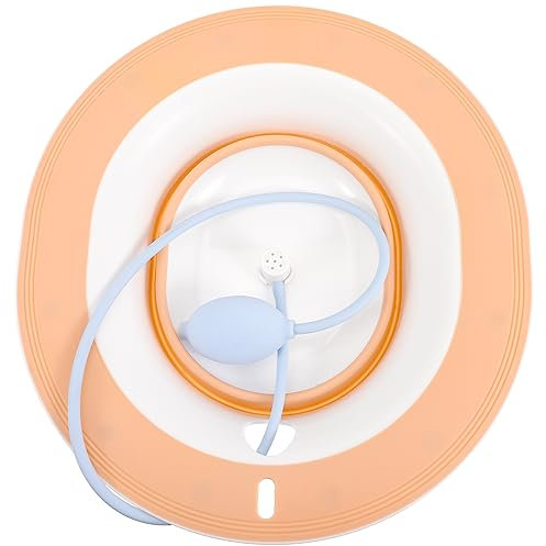 KOMBIUDA Bacinella Plastica Per Sitz Bath Utile Per Trattamenti Emorroidi e Postpartum Design Ergonomico Per Wc Resistente e Facile Da Pulire