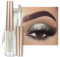 Anglicolor Diamant-Glitter FlüSsiger Lidschatten,Liquid Metallic Eyeshadows,Langanhaltender Und Pigmentierter,Glitzer Finish Glattes Schimmer Augen Make-Up