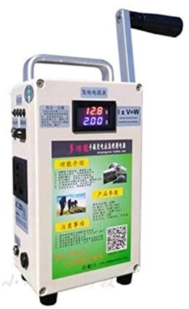 Alta Precisión Generador de manivela manual Carga de teléfono móvil Tesoro Alta potencia 500W Gran capacidad Exterior DC12V 240W Generador manual Con una amplia gama de aplicaciones(150W 240W XY-201L)