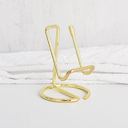 Cell Phone Stand, Universal Adjustable Angle Mobile Phone Holder, Portable Pocket Desktop Tablet Stands Holder Cradle Compatible (Gold)