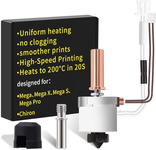 I3 Mega Hotend Keramik Heizblock: Kompatibel für Anycubic I3 Mega X/S/Pro 3D Drucker Druckkopf, Hohe Geschwindigkeit Drucken, Schnelle Erwärmung,Geeignet für PLA, ABS, PETG Filament, von SAPLUSREPRAP
