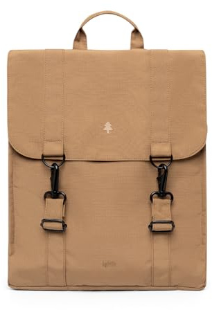 Lefrik Laptop-Rucksack XL, 100 % recyceltes Gewebe, 15 l, 40 x 30 x 14 cm