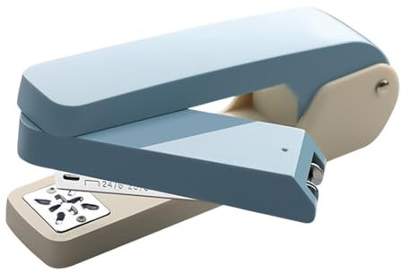 Drehbare Schreibtischheftgeräte – Tragbares Heftgerät für Schülerbuchbindung, Rotationsheftgerät für Booklet, drehbarer Schreibtisch, um 360 Grad drehbarer Hefter für Booklet oder Bindung, zum Binden