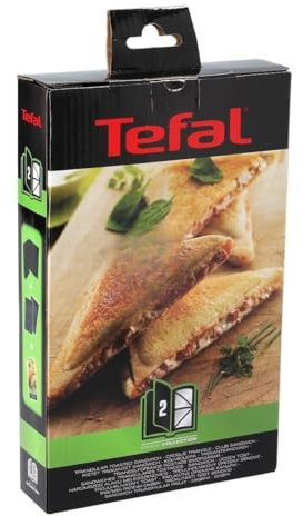VIOKS Lot de plaques à sandwich de rechange pour Tefal XA800212 - Pour appareil combiné Snack Collection