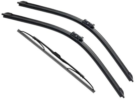 NVNZMFPPW Wischerblätter Scheibenwischerblätter Passend Für SEAT Für Ibiza 6L 2006 2007 2008 Heckscheibenwischer Aus Weichem Gummi Für Die Frontscheibe