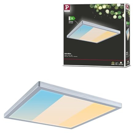Paulmann 71273 LED Panel Atria Shine IP44 eckig mm 15,7W 2100lm 3000-6500K Chrom matt