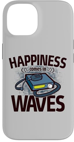 Happiness Comes In Waves Ham Radio Operator Case for iPhone 14