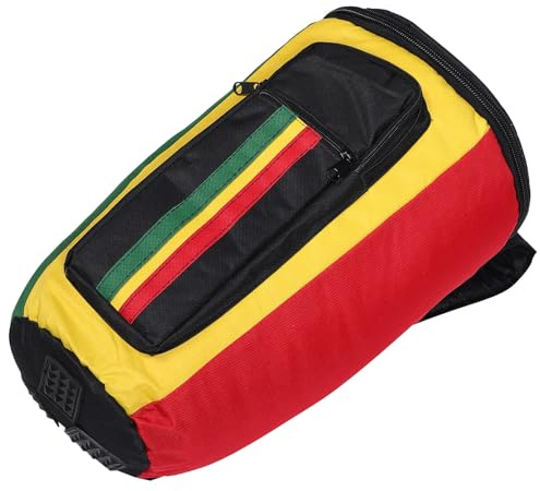 Djembe Trommeltasche mit Doppel Schulterriemen für 8 Zoll | Oxford Gewebe, Verstärkte Ausführung, Tragbar mit Griff, Geeignet für Clubs und Schulen