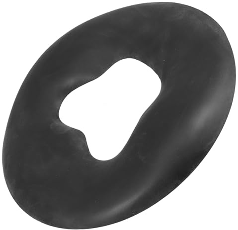 COOPHYA Oreiller à Facial pour Massage de Table Silicone Noir en Coussin Réutilisable Facile Nettoyer et Lit de Salon de Massage Professionnel