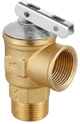 Messing Sicherheitsventil G3/4 Zoll für Warmwasserboiler und Heizung