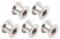 WINSINN GT2 Umlenkrolle 20 zahnlose 5mm Bohrung 10mm Breite Timing Pulley Rad Aluminium für 3D Drucker (5er Pack)