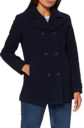 Armor Lux Femme Caban Penfret Blouson, Bleu (Rich Navy D85), 46 EU