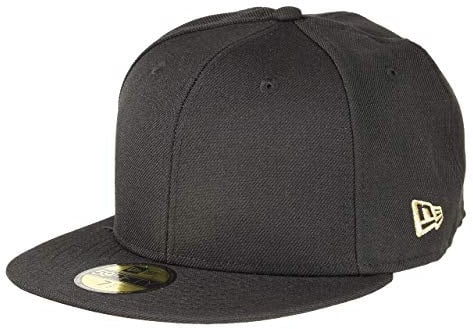 New Era Blank Black/Gold 59Fifty Basecap - 7 3/8-59cm (L)