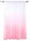 Chrasy 2er-Pack Gardinen Schals Voile Gardinen Gardinenschals Vorhänge Voile Schlaufenschal mit Farbverlauf für Schlafzimmer/Kinderzimmer Große Fenster(H 270 X B 100cm) (Rosa)