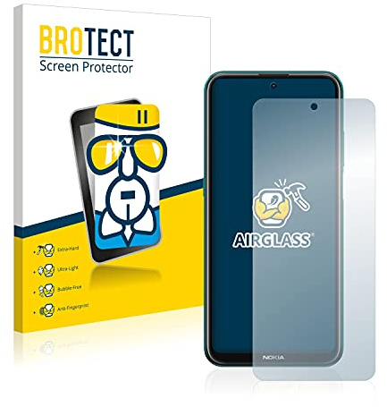 BROTECT Schutzglas für Nokia X10 | Transparenter Displayschutz Made in Germany Schutzfolie Panzer Folie Glas 9H Anti-Fingerprint Einfache Montage Clear