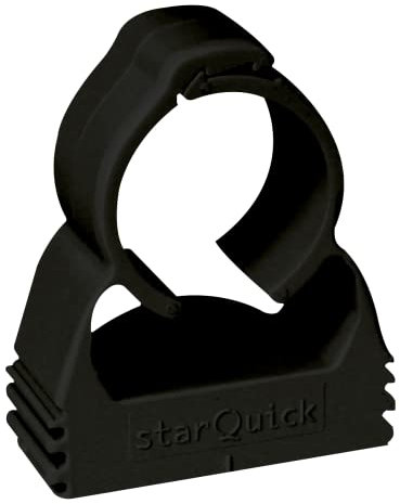 Sealey SBA15PC 15mm Pipe Clip - Pack of 10, Black