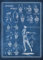 Displate Offiziell American Vintage MetallPoster Magnetische Befestigung Inklusive Lizenziert Bilder Hochwertiges Poster Sport blueprints - Football 45 cm x 32 cm