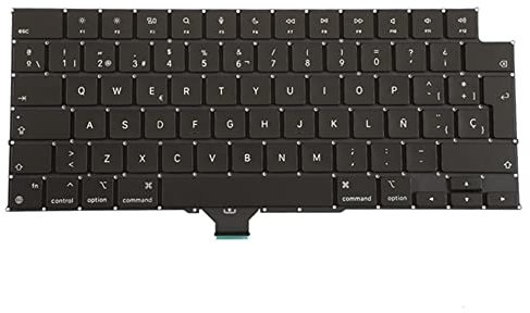 OLVINS SP Español Teclado para MacBook Pro Retina M1 Pro/Max 14 A2442 SP Teclado 2021 año
