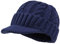 CLAPE Beanie Strickmütze mit Schild Winter Visor Beanie Hat Unisex Wollmütze Knit Short Brim Hat Outdoor Warme Skimütze