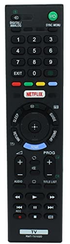 RMT-TX102D Remote Control Replacement for Sony TV KDL-32W600D KDL-55W650D KDL-43W750D KDL-49W750D KDL32W600D KDL55W650D KDL43W750D KDL49W750D