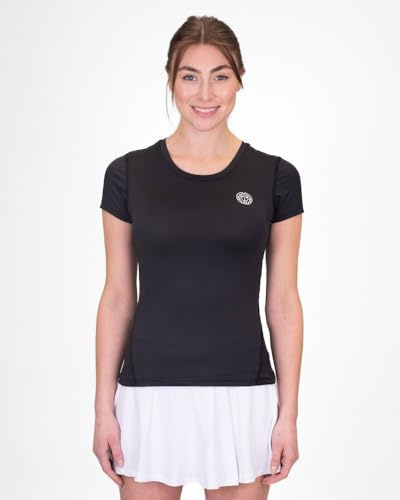 BIDI BADU Damen Crew Tee - Black, Größe:S